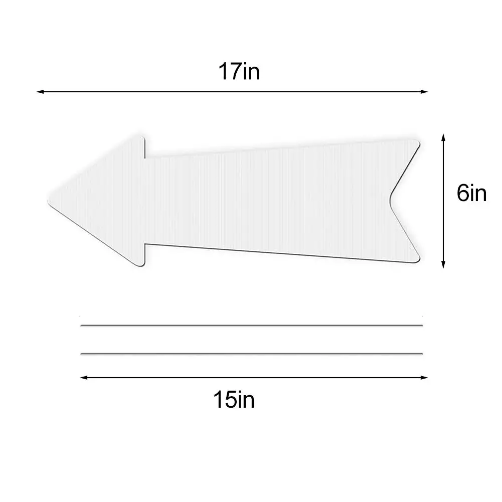 Yard Sign Blank - Waterdichte DIY blanco tuinborden met inzet