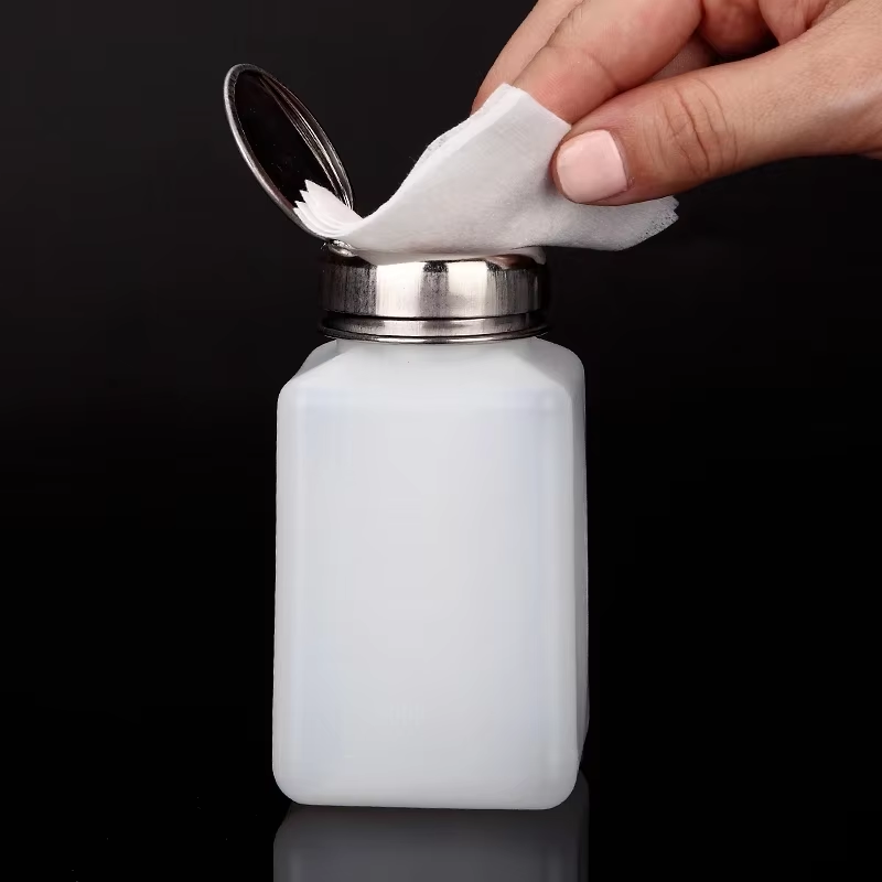Water Bottle Blank - 200ML Draagbare Pers Lege Hervulbare Alcoholpompfles