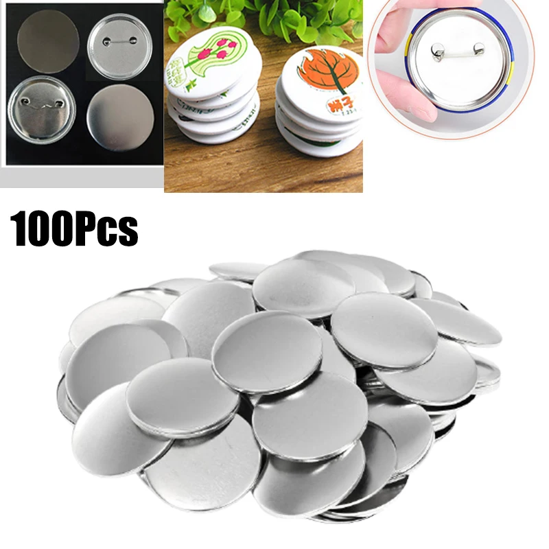Button Badge Blank - 100 stuks blanco badge pin button