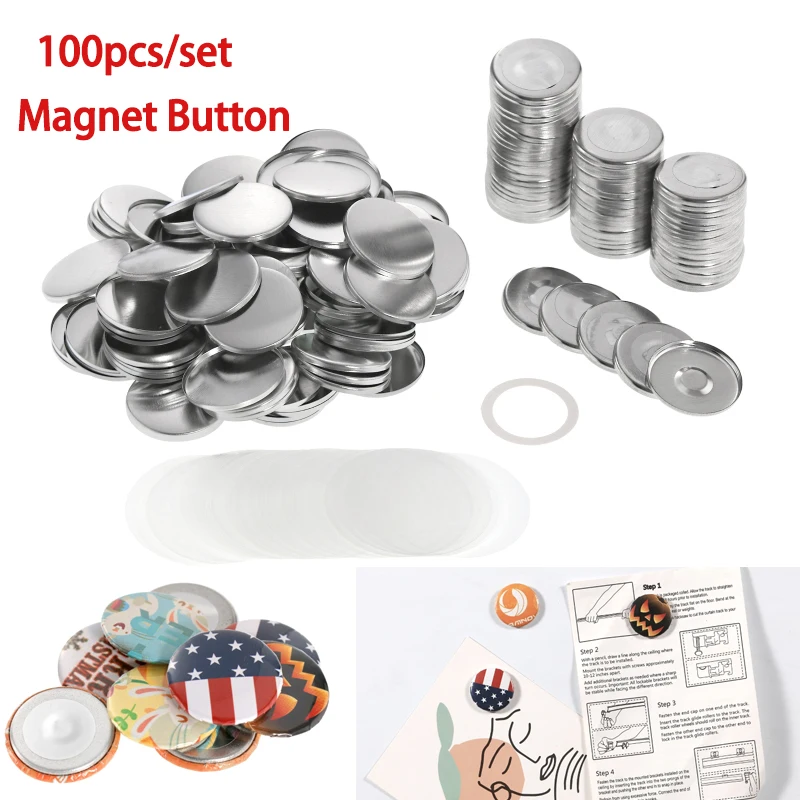 Button Badge Blank - 25mm 32mm 58mm DIY Sterke Magnetische