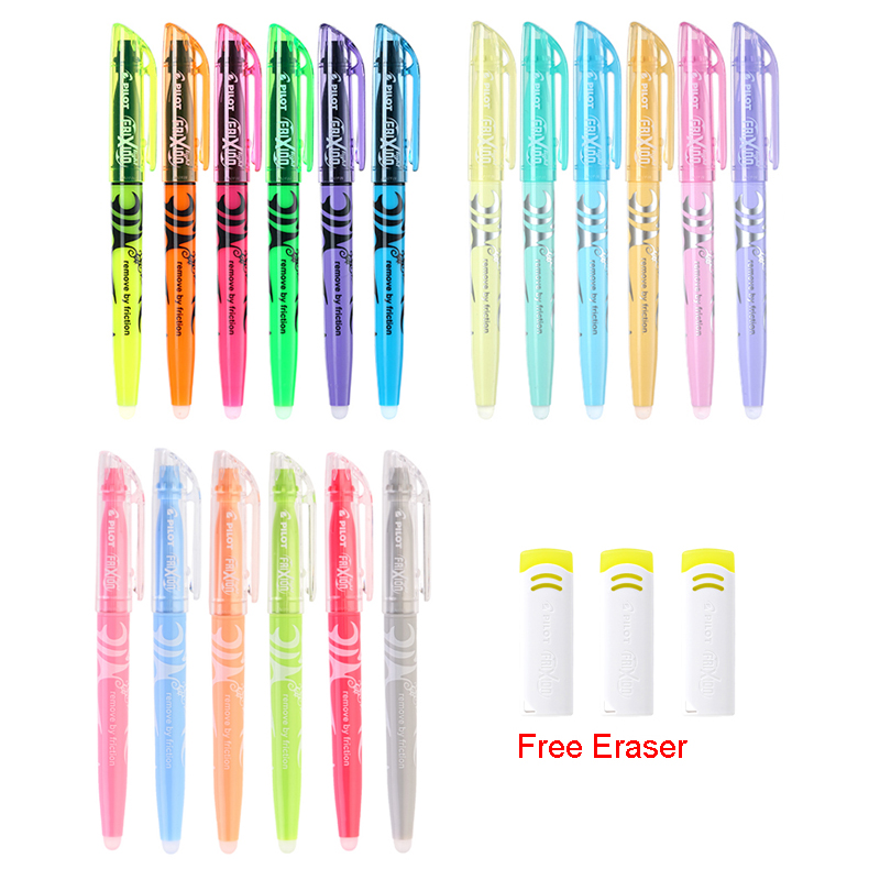 Pilot Pen Frixion - 6Pcs Pilot SW-FL Frixion Uitwisbare Markeerstift