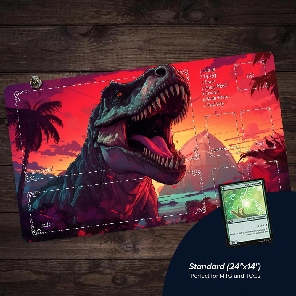 Neon Esthetische Dinosaurus Th - Door Mat Blank recensie en prijs