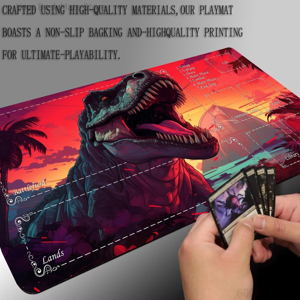 Neon Esthetische Dinosaurus Th - Door Mat Blank recensie en prijs