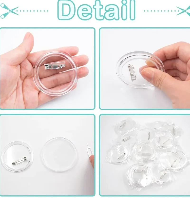 30 stuks acryl blanco badge pi - Button Badge Blank recensie en prijs