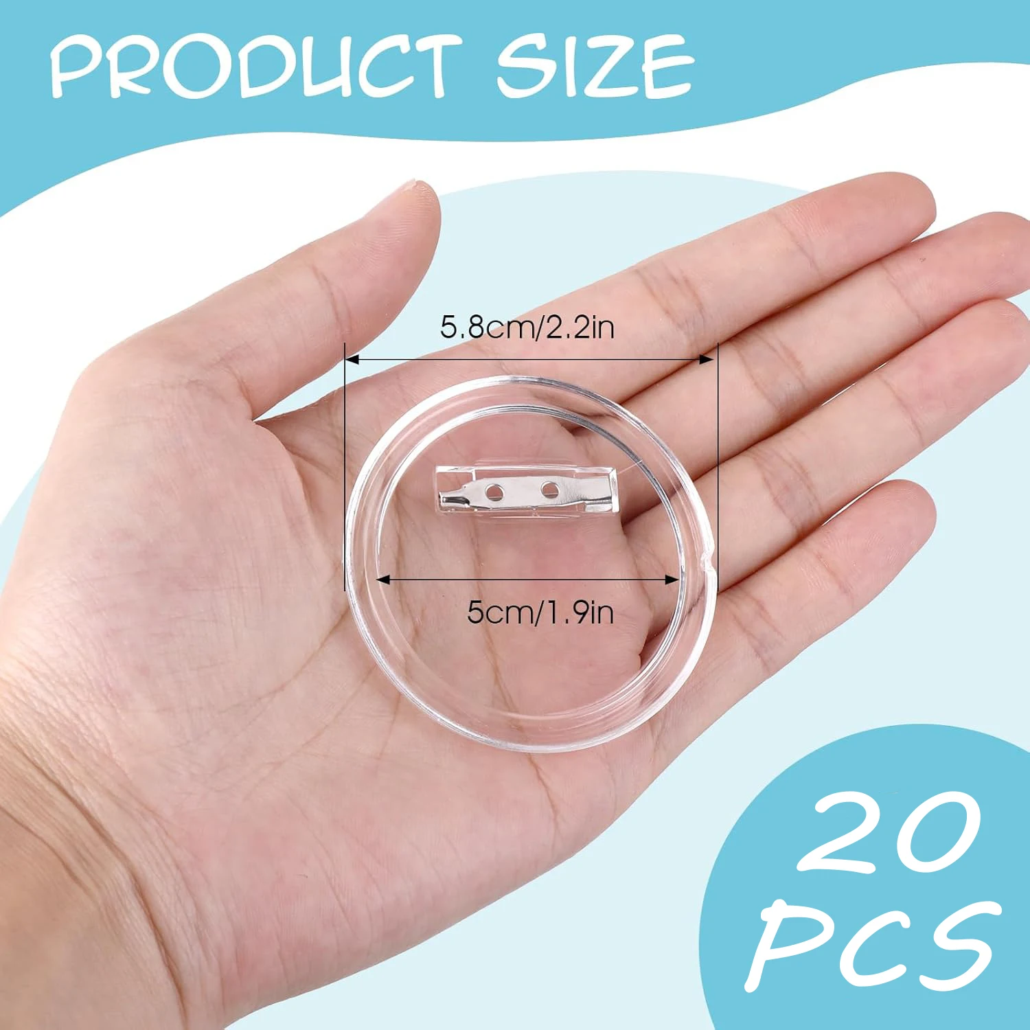 5-20PCS Knoppen Blanks met Pin - Button Badge Blank recensie en prijs