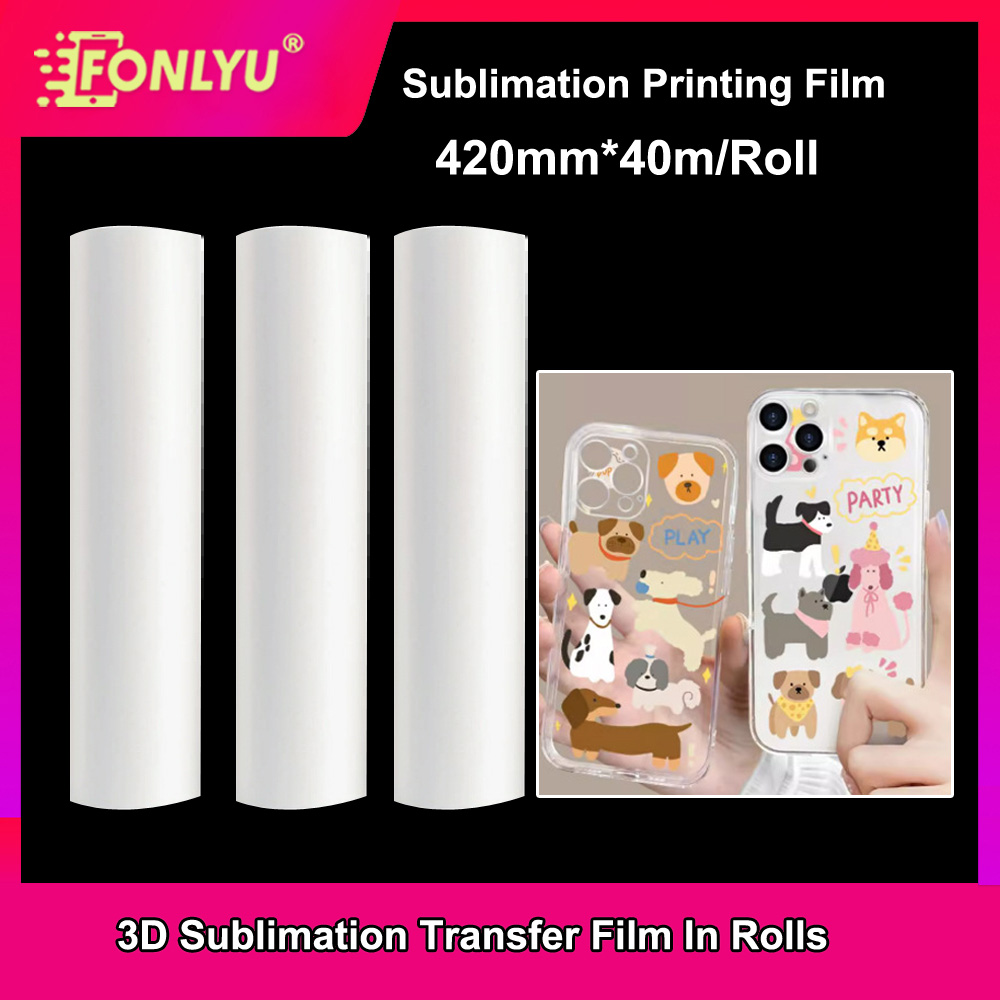 FONLYU 420mm * 40mm Roll 3D Su - Phone Case Blank Print recensie en prijs