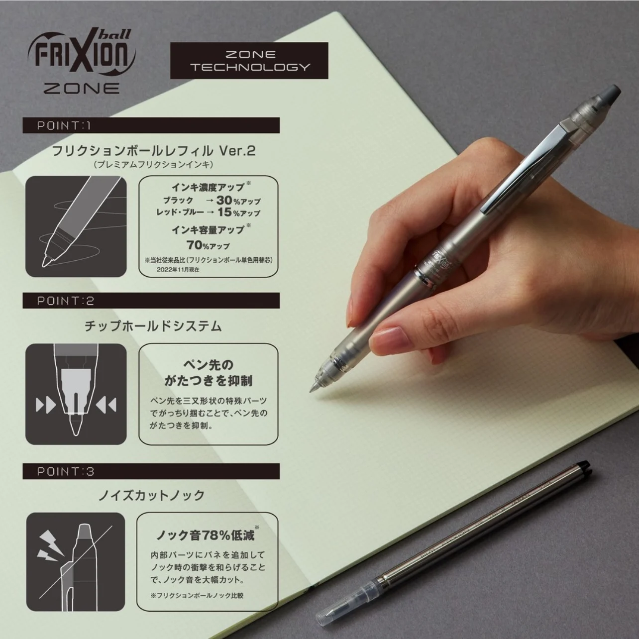Pilot FriXion Clicker uitwisba - Pilot Pen Frixion recensie en prijs