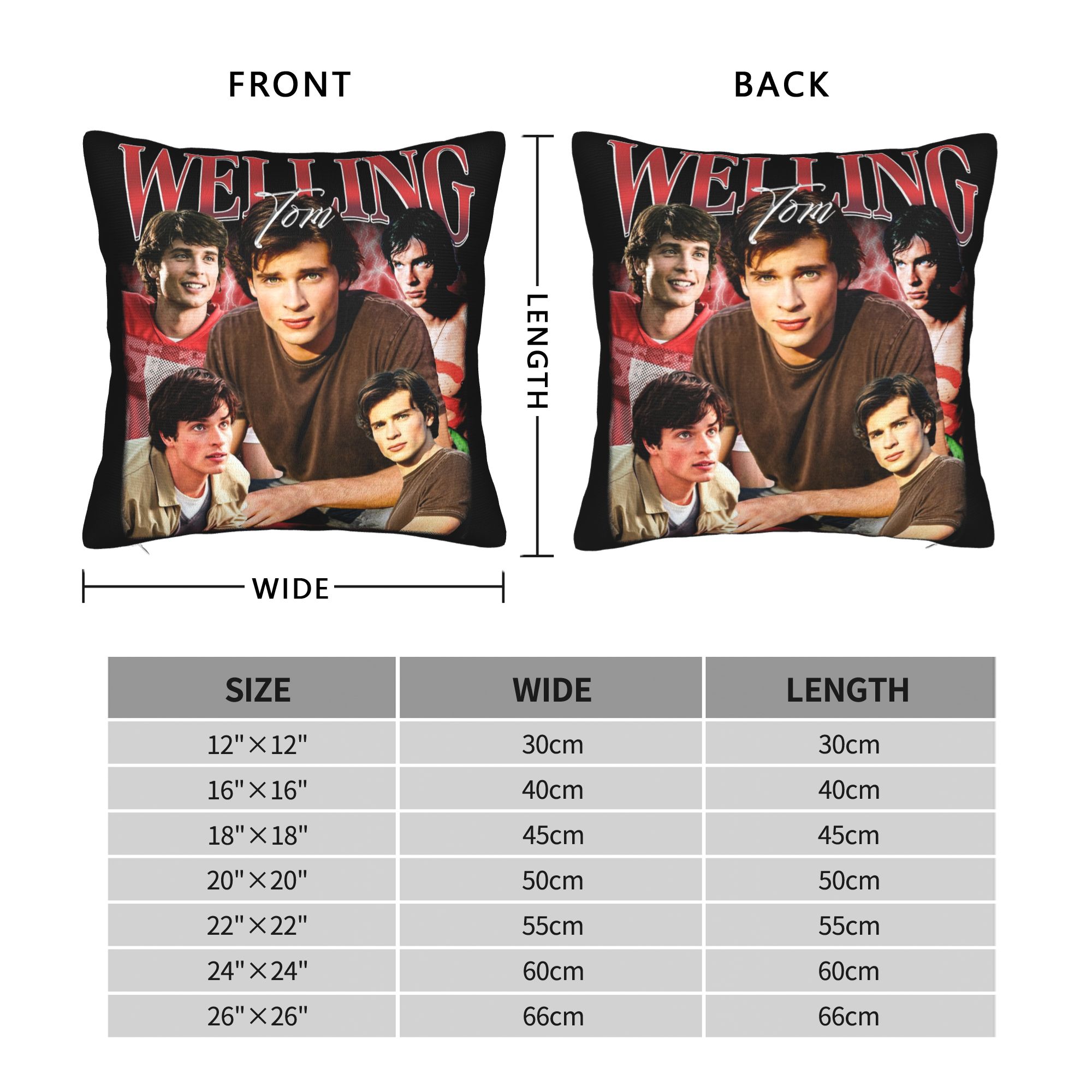 Vintage Welling Tom heated riv - Pillow Cover Sublimation recensie en prijs