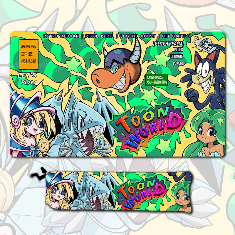 Yu-Gi-Oh! 600x350mm Toon Dark  - Door Mat Blank recensie en prijs
