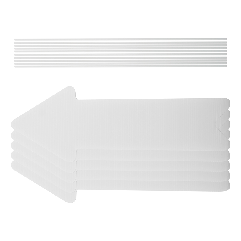 5-pack witte blanco huwelijksr - Yard Sign Blank recensie en prijs