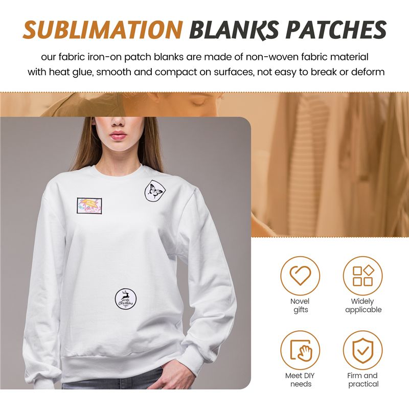 HOT-60 stuks sublimatie-patche - Hat Sublimation Blank recensie en prijs