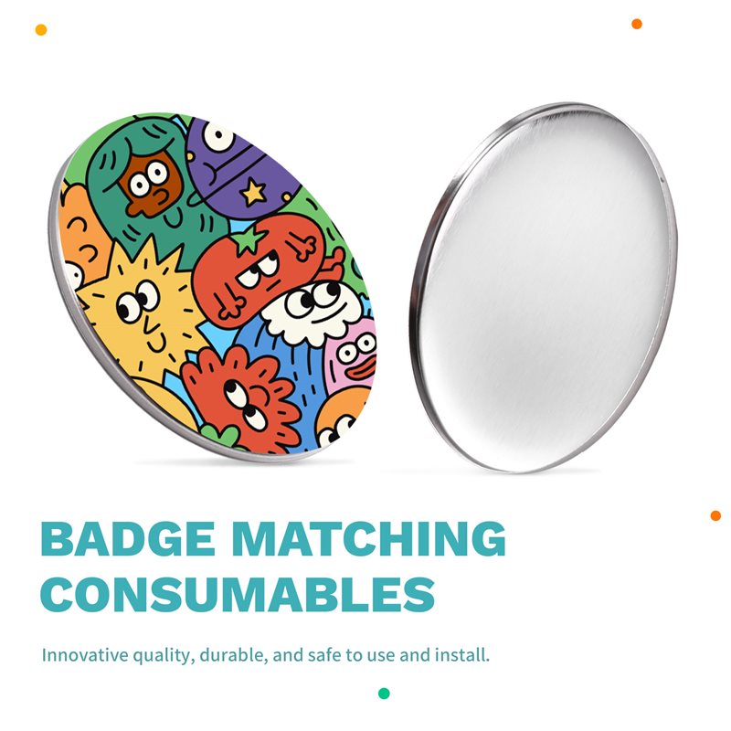 Lege spiegelbadge-knopmakerond - Button Badge Blank recensie en prijs